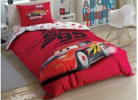 Постельное белье ранфорс TAC - Disney Cars Speed Frenzy (Turkey), подростковый